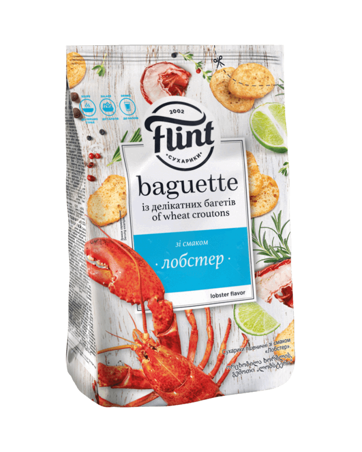 K049 FLINT BAGUETTE WITH LOBSTER (48X60G)