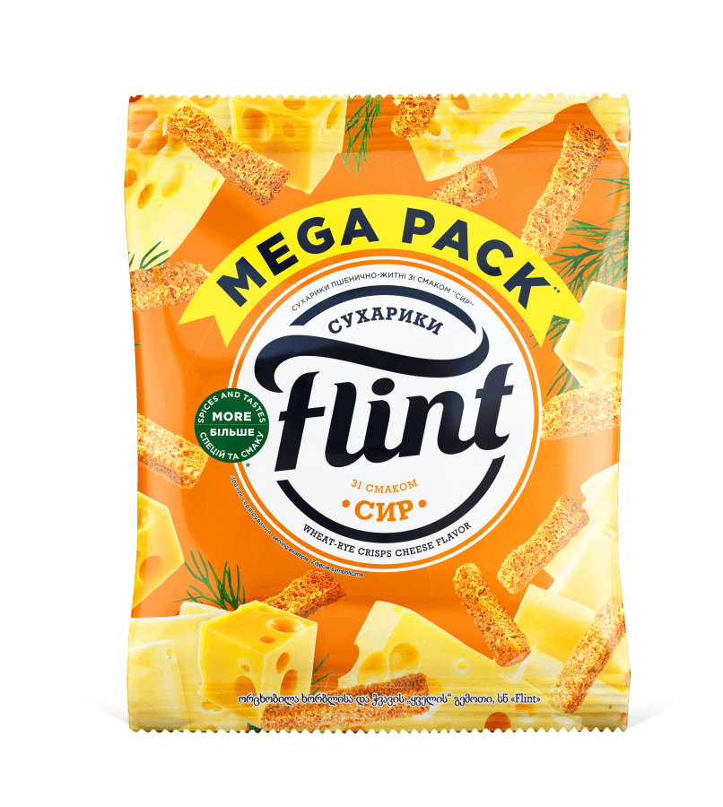 K042 FLINT WHEAT RUSKS WITH CHEESE (40X110G)