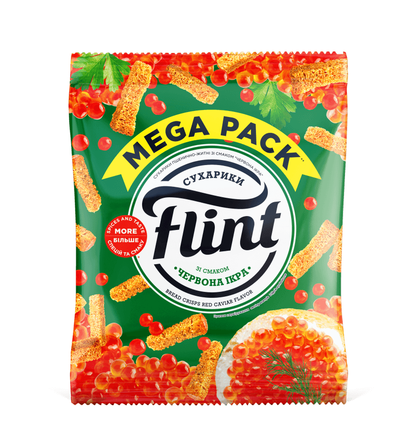 K046 FLINT WHEAT RUSKS RED CAVIAR (40X110G)