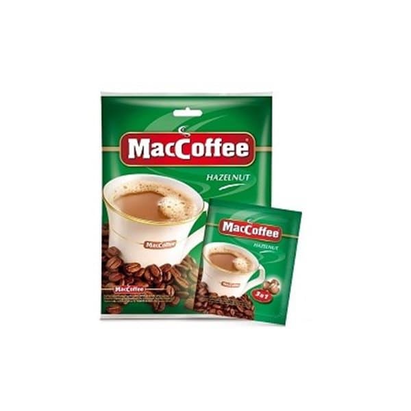 K845 MACCOFFEE 3 IN 1 HAZELNUT 15X180G (18 G X 10 SACHET