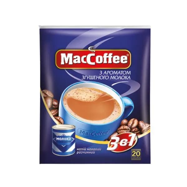 K842 MACCOFFEE 3 IN 1 CONDENSED MILK 25X360G (18 G X 20