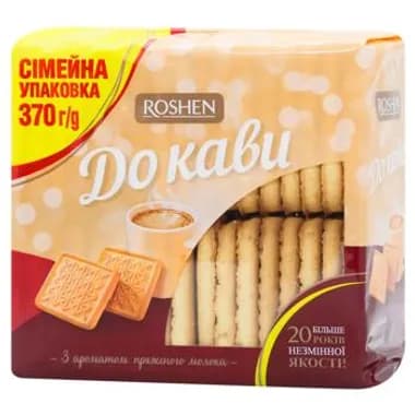 K242 ROSHEN K KOFE BISCUIT BALED MILK FL. (24X370G)