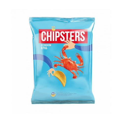K058 CHIPSTERS CHIPS WITH CRAB (16X120G)