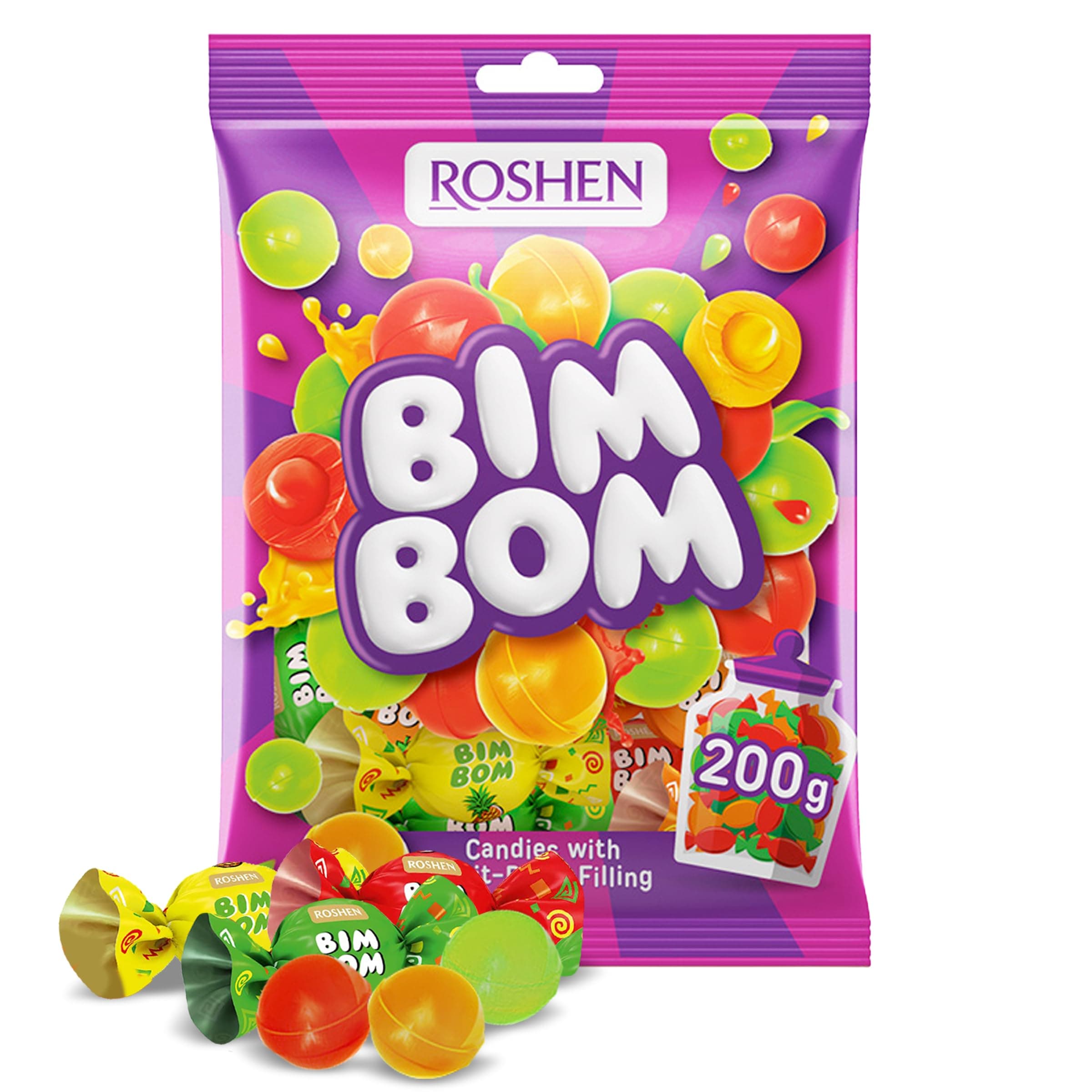 K208 ROSHEN BIM-BOM HARD CANDIES (11X200G)