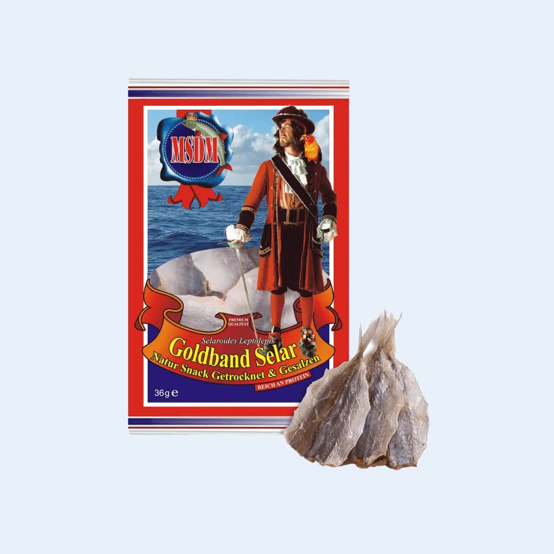 Y011 MSDM YELLOW STRIPED TREVALLY PREMIUM SALTED (25X36G)