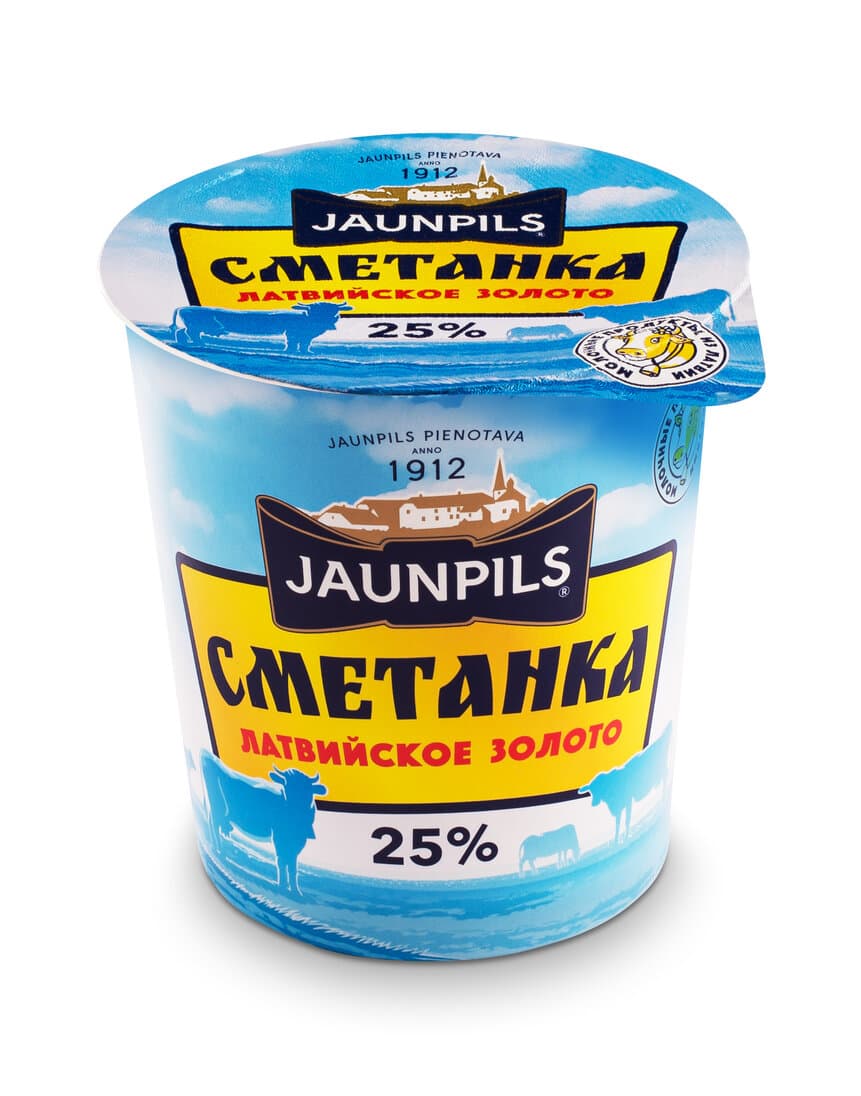 P032 JAUNPILS SOUR CREAM 25% (12X350G)