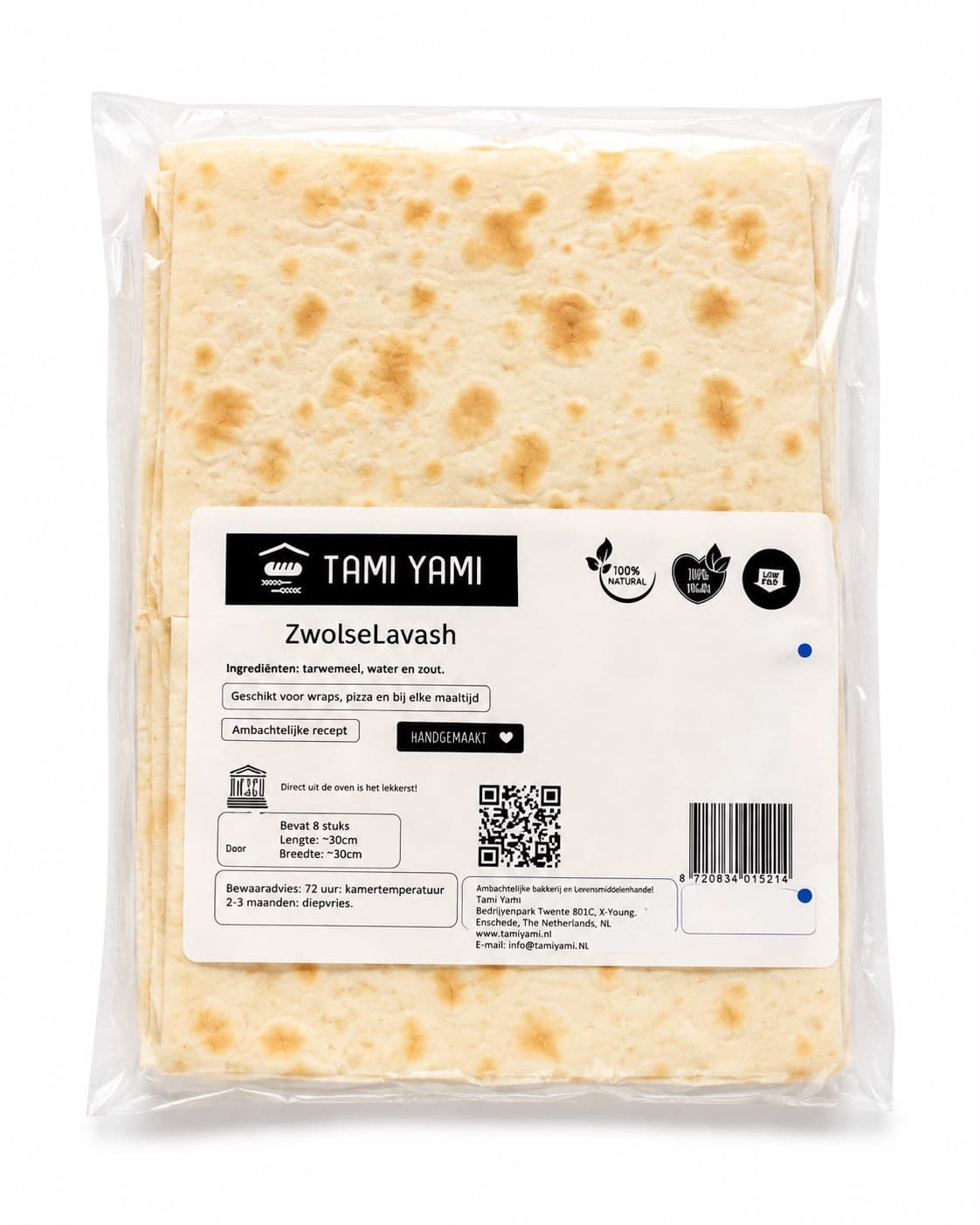 TAMIYAMI Zwolse Lavash 2 stuks 380g